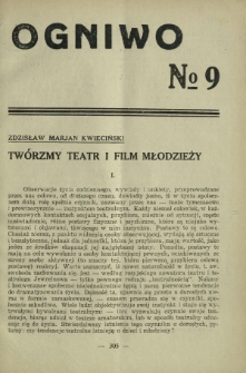 Ogniwo / [Związek Zawodowy Nauczycielstwa Polskich Szk&oacute;ł Średnich]. [R. 12], Nr 9 (1932)