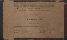 Sulle condizioni dell'industria mineraria nell'isola di Sardegna : Atlante