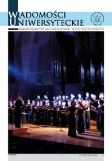 Wiadomości Uniwersyteckie R. 19, nr 8 (list. 2009)
