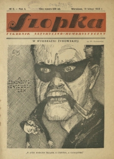 Szopka : widowisko co tydzień R. 2, Nr 6 (10 lutego 1923)
