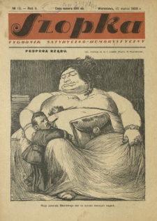 Szopka : widowisko co tydzień R. 2, Nr 10 (10 marca 1923)