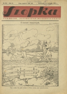 Szopka : widowisko co tydzień R. 2, Nr 16 (21 kwietnia 1923)