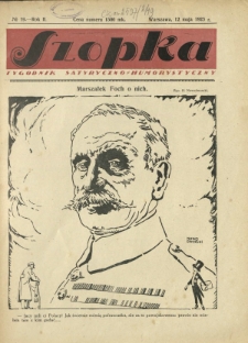Szopka : widowisko co tydzień R. 2, Nr 19 (12 maja 1923)