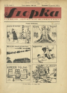 Szopka : widowisko co tydzień R. 2, Nr 23 (9 czerwca 1923)