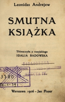 Smutna książka