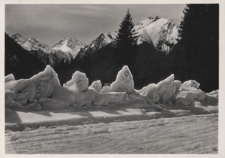 Tatry. Krajobraz zimowy z Łysej Polany (z drogi do Morskiego Oka)