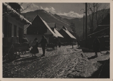 Tatry. Stare Zakopane, scena uliczna