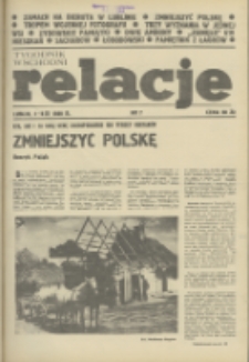 Relacje : tygodnik wschodni. 1989, nr 7 (2-8 marzec)