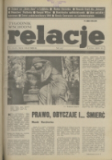 Relacje : tygodnik wschodni. 1989, nr 42 (2 -8 listopad)