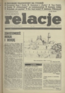 Relacje : tygodnik wschodni. 1989, nr 48 (14-20 grudzień)