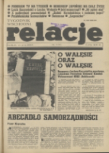 Relacje : tygodnik wschodni. Nr 7=57 (15-21 luty 1990)