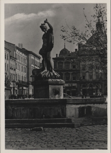 Lw&oacute;w. Rynek, studnia z Amfitrytą