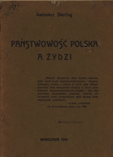 Państwowość polska a Żydzi