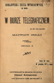 W biurze telegraficznem