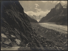 Chamonix. - Le Mauvais Pas. La Mer de Glaoe et l'Alguilie des Charmez