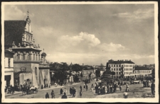 Lublin. Neuer Markt mit Karmeliter-Kirche