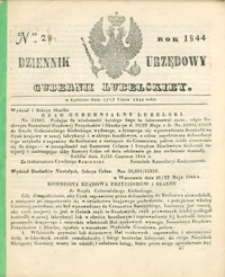 Dziennik Urzędowy Gubernii Lubelskiey 1844, Nr 28 (1/13 lip.)