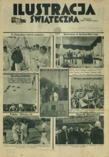 Express Lubelski i Wołyński R. 15 (1937). Dodatek "Ilustracja Świąteczna", niedziela, dnia 1 sierpnia 1937 r.