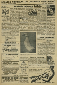 Express Lubelski i Wołyński R. 17 (1939). Dodatek Niedzielny do "Expressu Lubelskiego i Wołyńskiego" z dnia 4 czerwca 1939 r. [1]