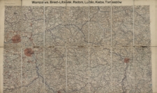 Warszawa, Brest- Litowsk, Radom, Lublin, Kielze, Tomaszów