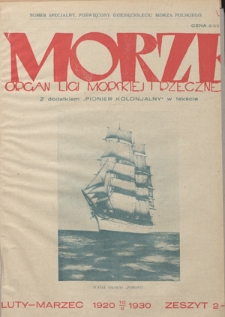 Morze : organ Ligi Morskiej i Rzecznej. R. 7, nr 2-3 (luty-marzec 1930)