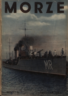 Morze : organ Ligi Morskiej i Kolonjalnej. - R. 12 [i.e 13], z. 12 (grudzień 1936)