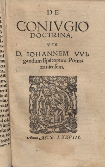 De Conivgio Doctrina