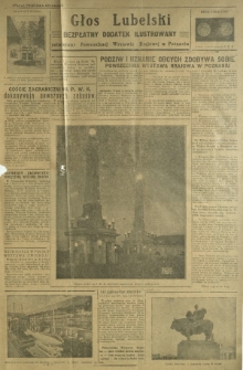 Głos Lubelski : pismo codzienne. R. 16, dodatek do nr 210 (4 sierpnia 1929)