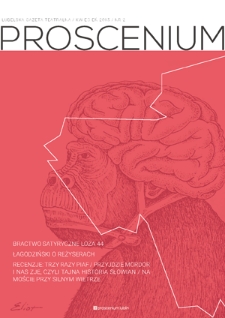 Proscenium : lubelska gazeta teatralna. Nr 2 (kwiecień 2015)
