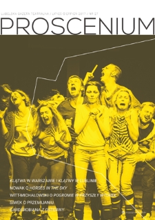 Proscenium : lubelska gazeta teatralna. Nr 27 (lipiec/sierpień 2017)