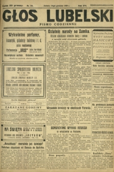 Głos Lubelski : pismo codzienne. R. 16, nr 341 (14 grudnia 1929)