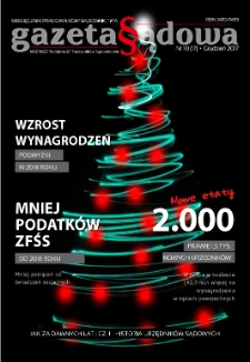 Gazeta Sądowa : miesięcznik pracowników sądownictwa. 2017, nr 10=17 (grudzień)