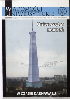 Wiadomości Uniwersyteckie R. 18, nr 1=142 (styczeń 2008)