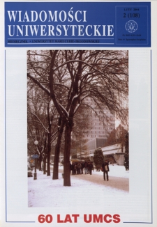 Wiadomości Uniwersyteckie R. 14, nr 2=108 (luty 2004)