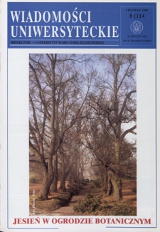 Wiadomości Uniwersyteckie R. 14, nr 8=114 (listopad 2004)