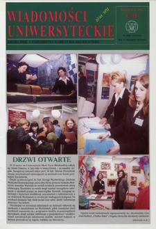Wiadomości Uniwersyteckie R. 11, nr 4=81 (kwiecień 2001)