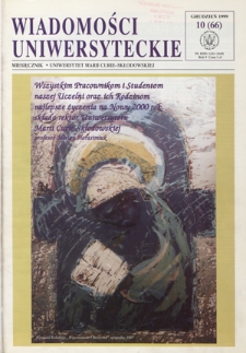 Wiadomości Uniwersyteckie R. 9, nr 10=66 (grudzień 1999)