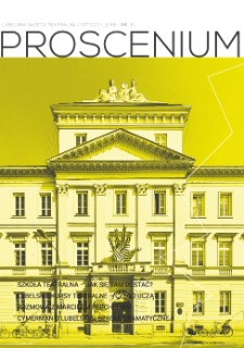 Proscenium : lubelska gazeta teatralna. Nr 32 (styczeń 2018)