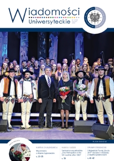 Wiadomości Uniwersyteckie / Uniwersytet Marii Curie-Skłodowskiej.2018, nr 1=240 (styczeń)