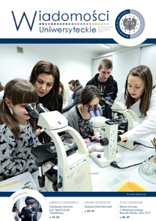 Wiadomości Uniwersyteckie / Uniwersytet Marii Curie-Skłodowskiej. 2018, nr 2/3=241/242 (luty/marzec)