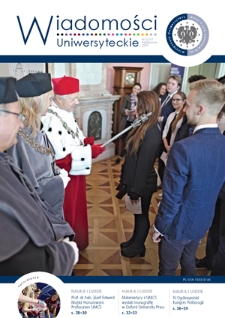 Wiadomości Uniwersyteckie / Uniwersytet Marii Curie-Skłodowskiej. 2018, nr 8=247 (październik)