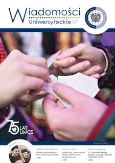Wiadomości Uniwersyteckie / Uniwersytet Marii Curie-Skłodowskiej. 2019, nr 1=250 (styczeń)
