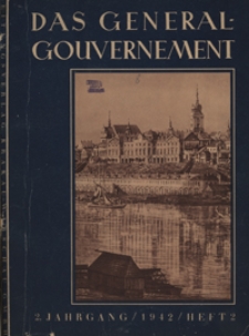 Das Generalgouvernement Jg. 2, H. 2 (1942)
