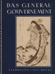 Das Generalgouvernement Jg. 4, H. 2 (1944)