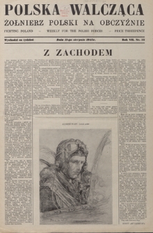 Polska Walcząca - Żołnierz Polski na Obczyźnie = Fighting Poland : weekly for the Polish Forces. R. 7, nr 32 (11 sierpnia 1945)