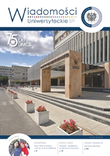 Wiadomości Uniwersyteckie / Uniwersytet Marii Curie-Skłodowskiej. 2019, nr 7=256 (wrzesień)