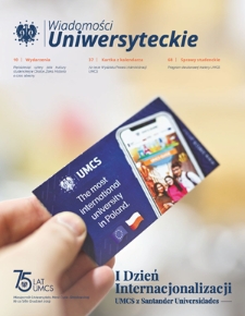 Wiadomości Uniwersyteckie / Uniwersytet Marii Curie-Skłodowskiej. 2019, nr 11=260 (grudzień)