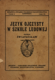 Język ojczysty w szkole ludowej