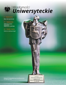 Wiadomości Uniwersyteckie / Uniwersytet Marii Curie-Skłodowskiej. 2020, nr 2=262 (luty)