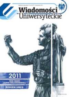 Wiadomości Uniwersyteckie R. 21, nr 8 (wrzes. 2011)=wyd. specjalne